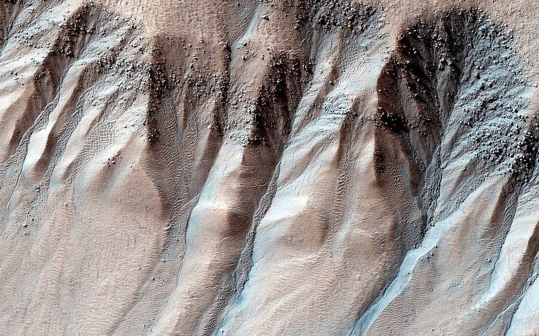Ice-formed gullies on Mars
