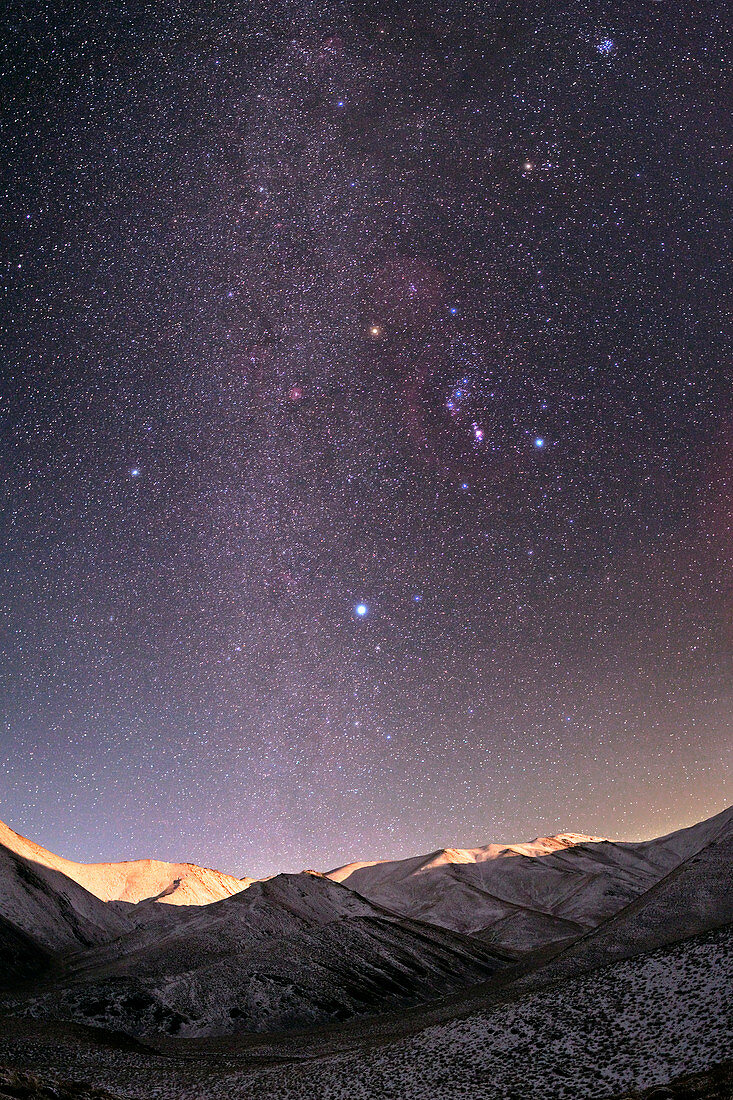 Milky Way over Zagros Mountains,Iran