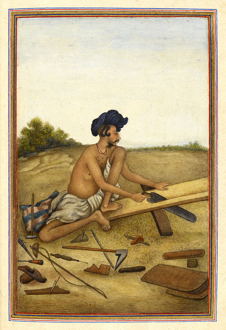 Khati carpenter,illustration