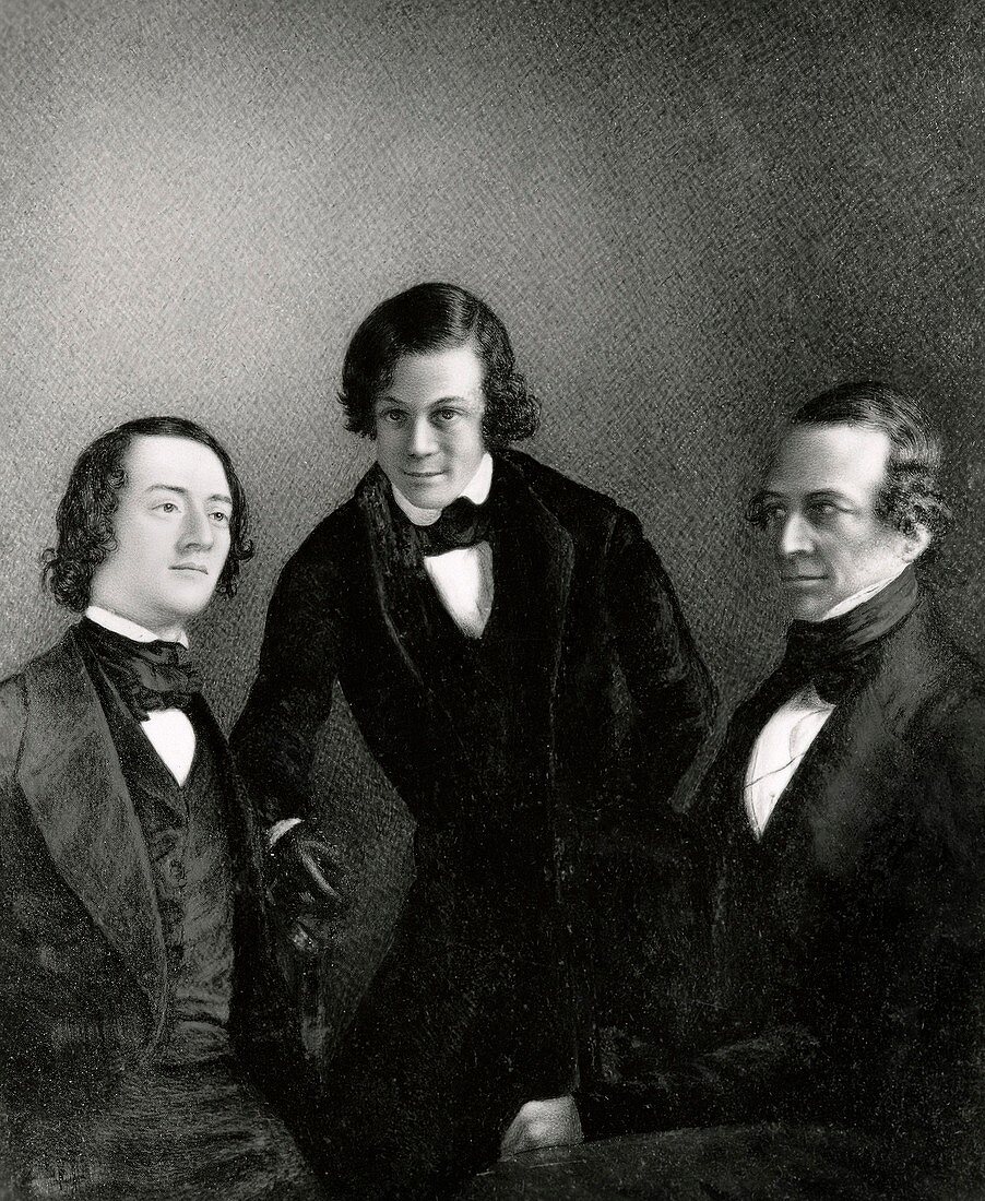 John Kane,with sons Elisha and Thomas
