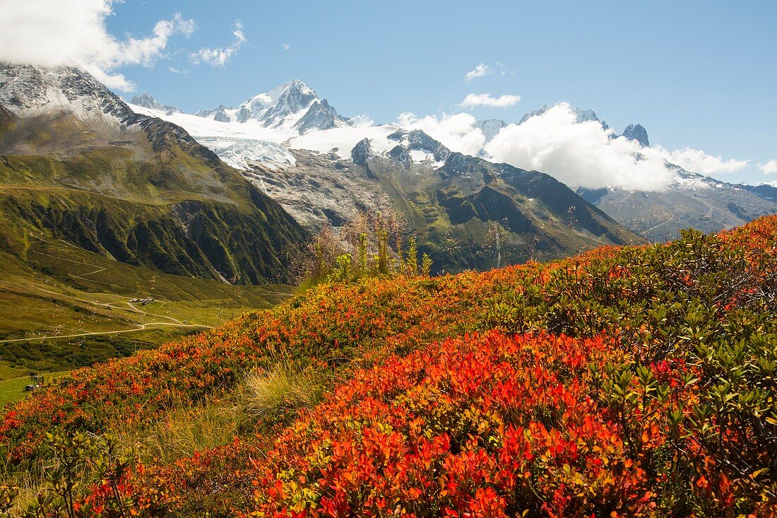 The Mont Blanc mountain range