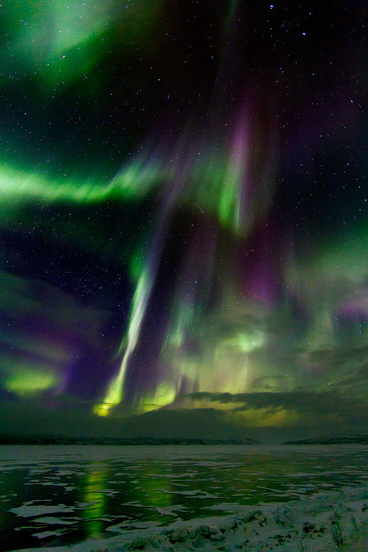 Aurora borealis,Sweden