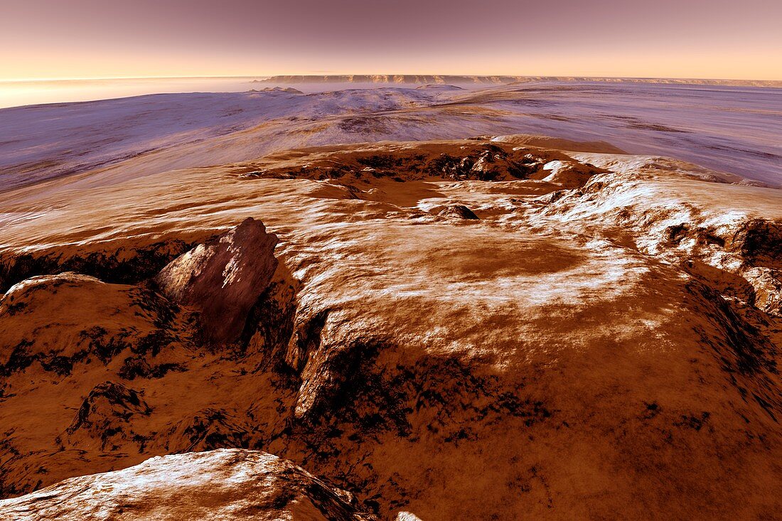 Valles Marineris,Mars,artwork
