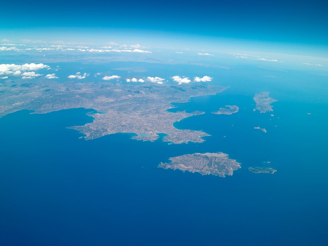 Peloponnese from space