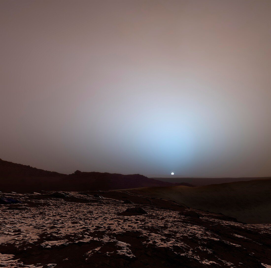 Sunrise on Mars,artwork
