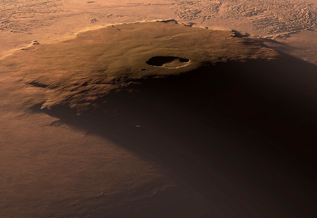 Olympus Mons,Mars,artwork