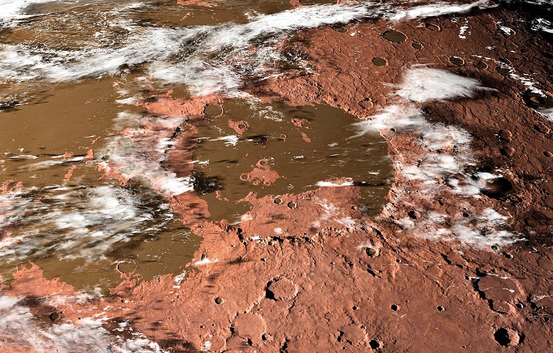 Water on Mars,artwork