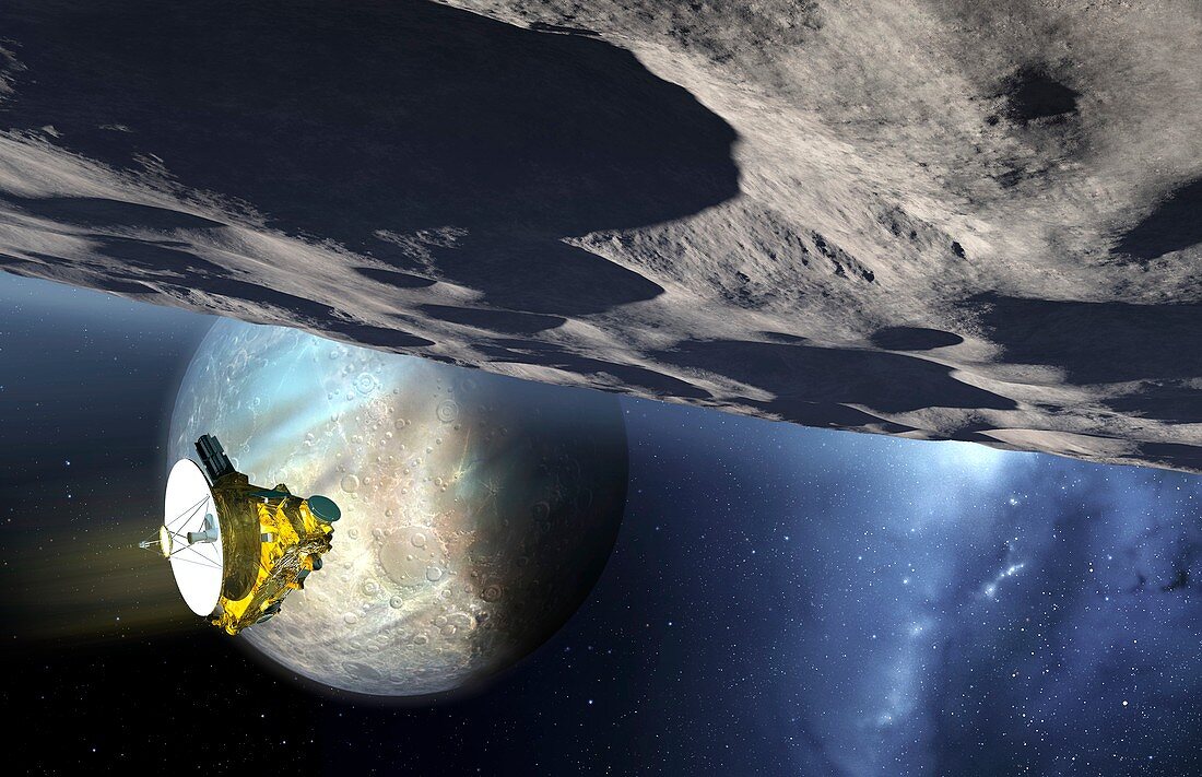 New Horizons spacecraft at Pluto