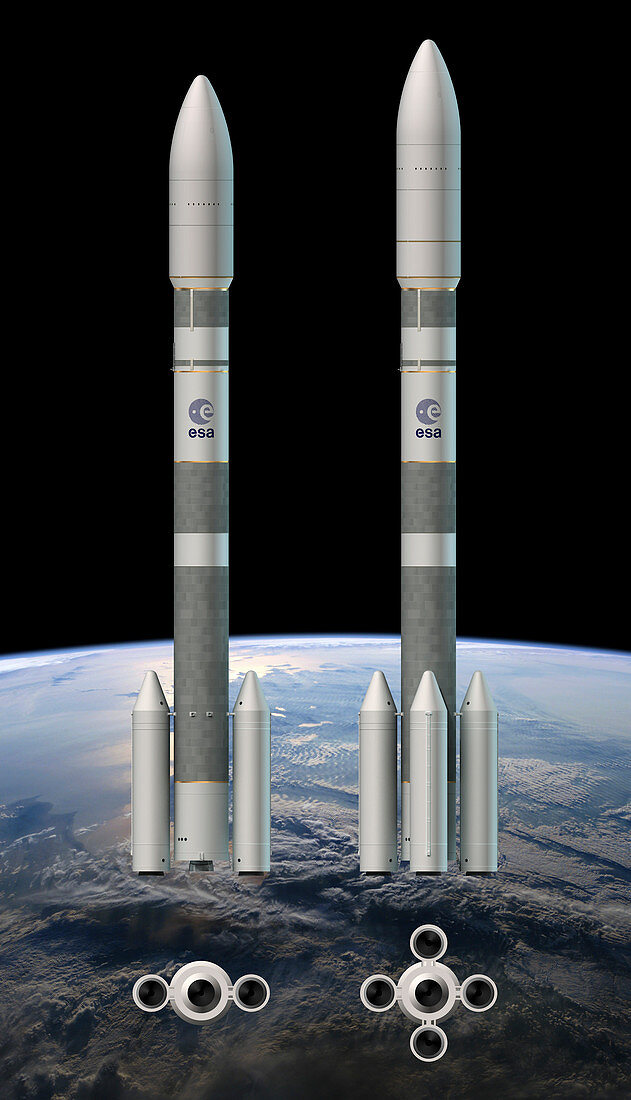 Ariane 6 rockets,illustration