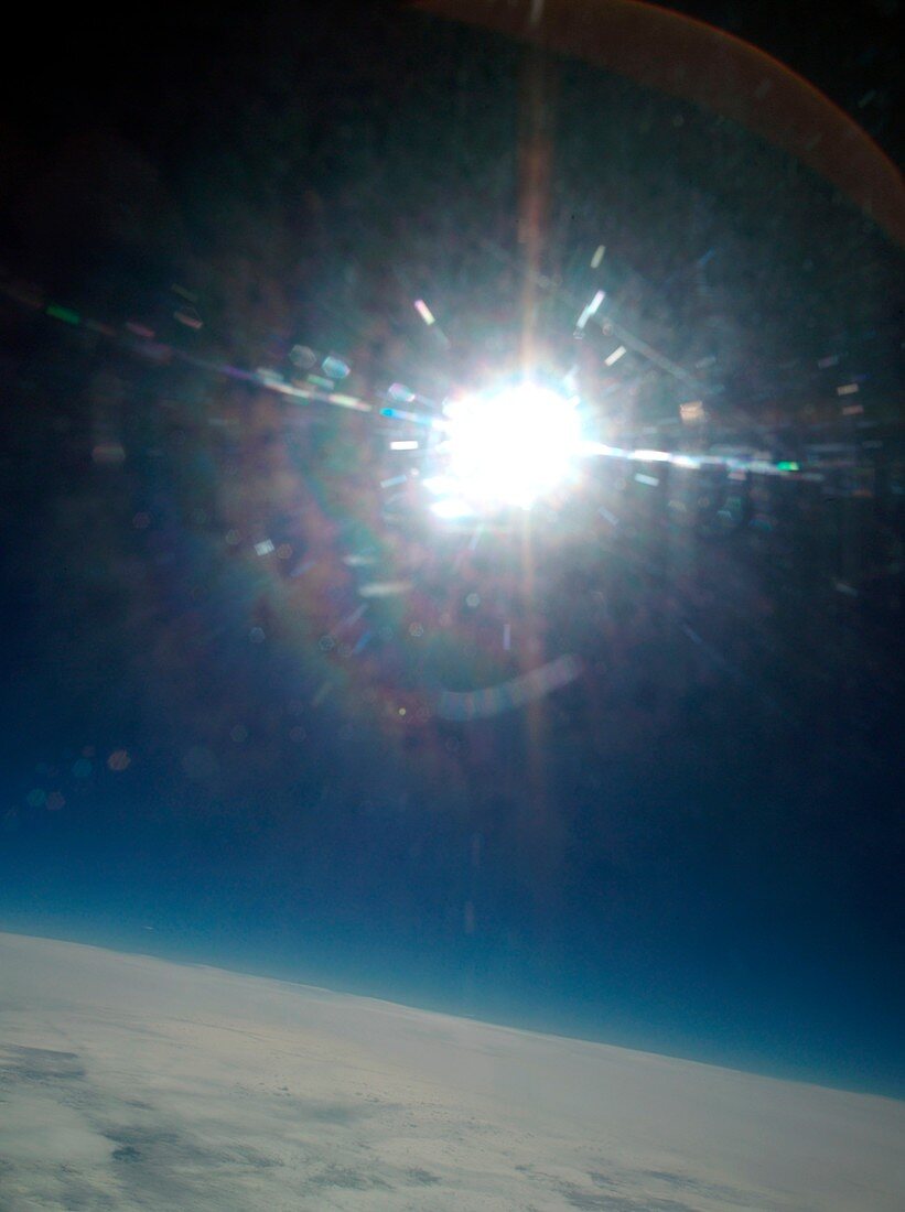 Sun from 30,000 feet