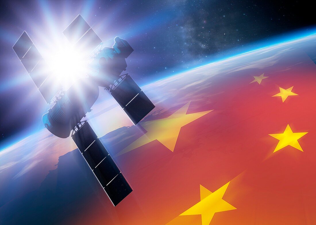 Shenzhou 5 in orbit,illustration
