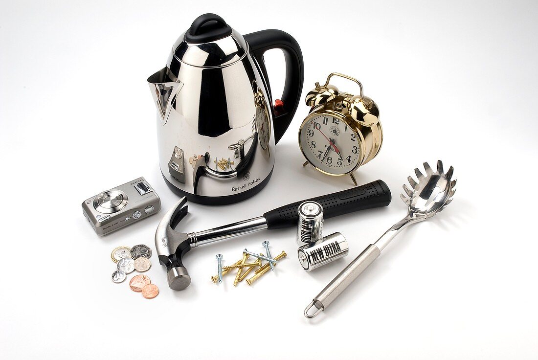 Metal household objects