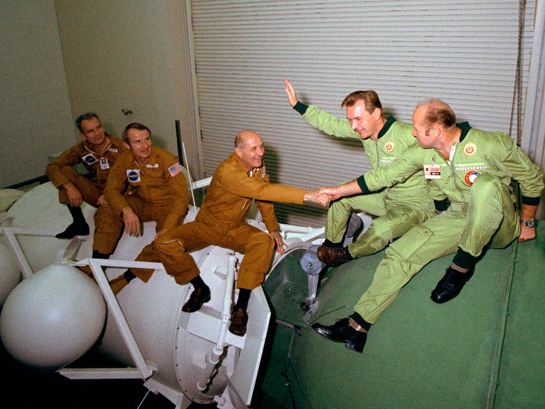 Apollo Soyuz Test Project crew training