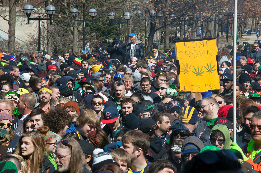 Legalisation of marijuana rally