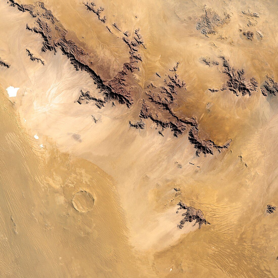 Roter Kamm crater,satellite image