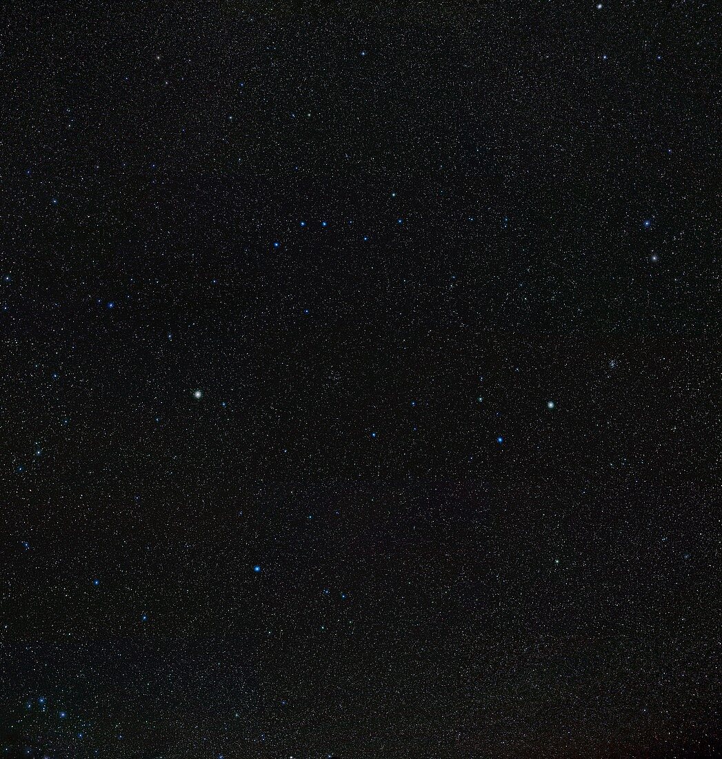 Spring stars without light pollution