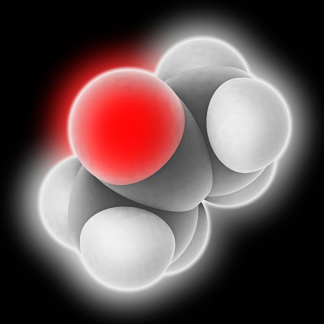 Acetone molecule