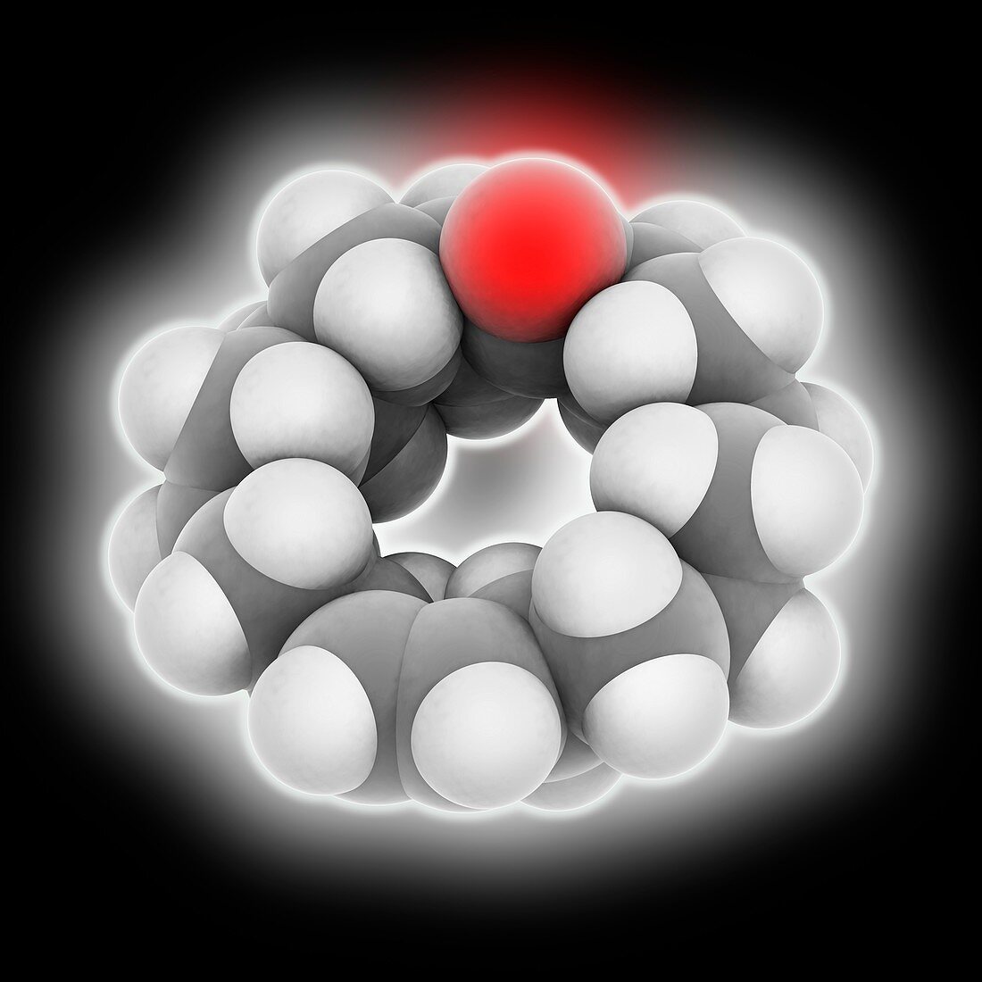 Civetone molecule