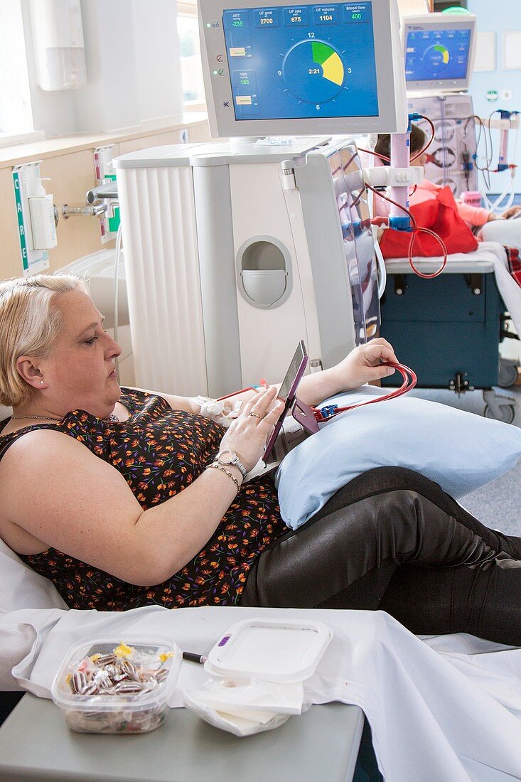 Shared care dialysis unit