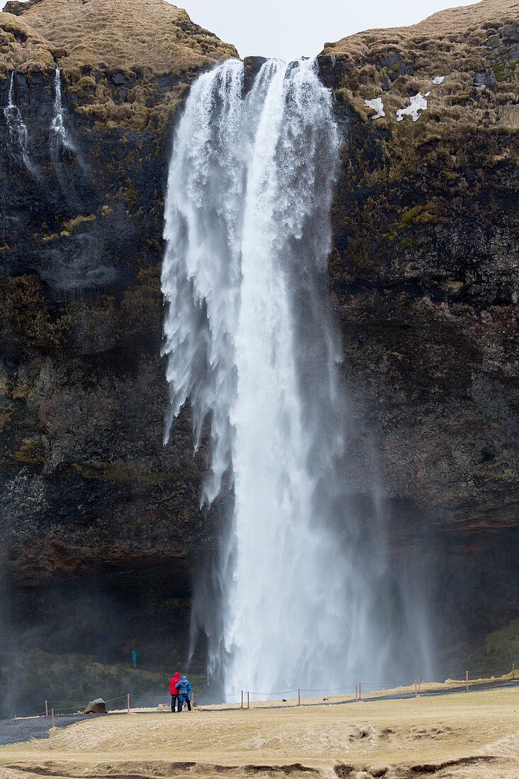 Spectacular waterfall in Iceland