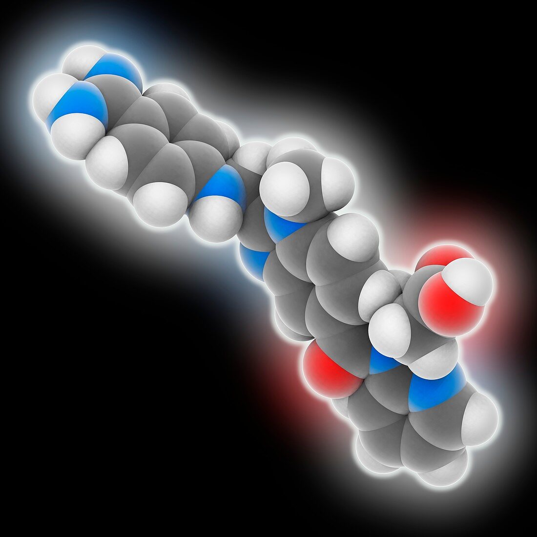 Dabigatran drug molecule