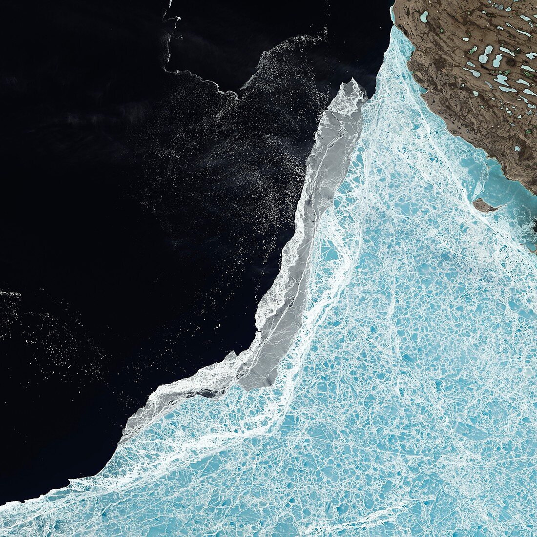 Amundsen Gulf sea ice coverage,June 2015