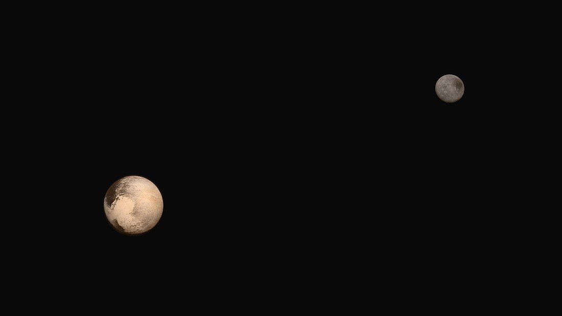 Pluto and Charon,New Horizons image