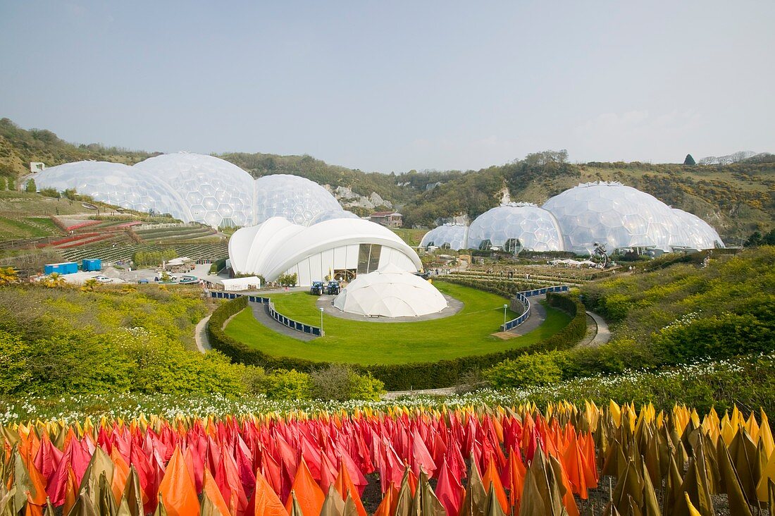 The Eden Project in Cornwall,UK