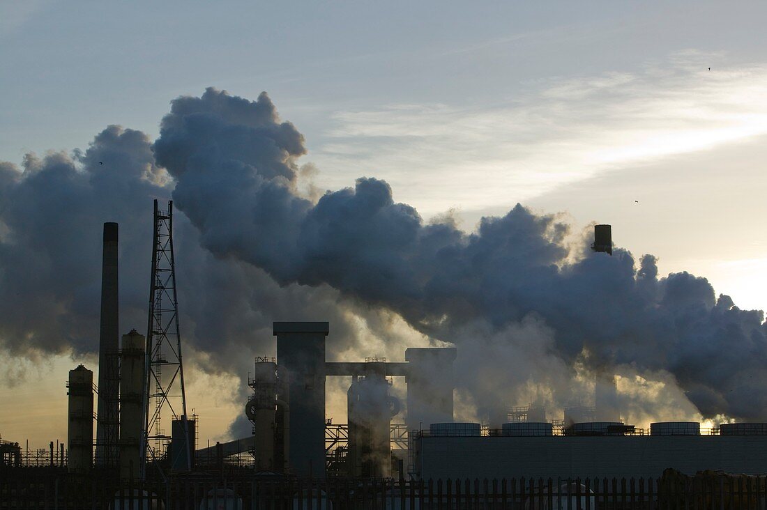 Emissions from the Corus steelworks,UK