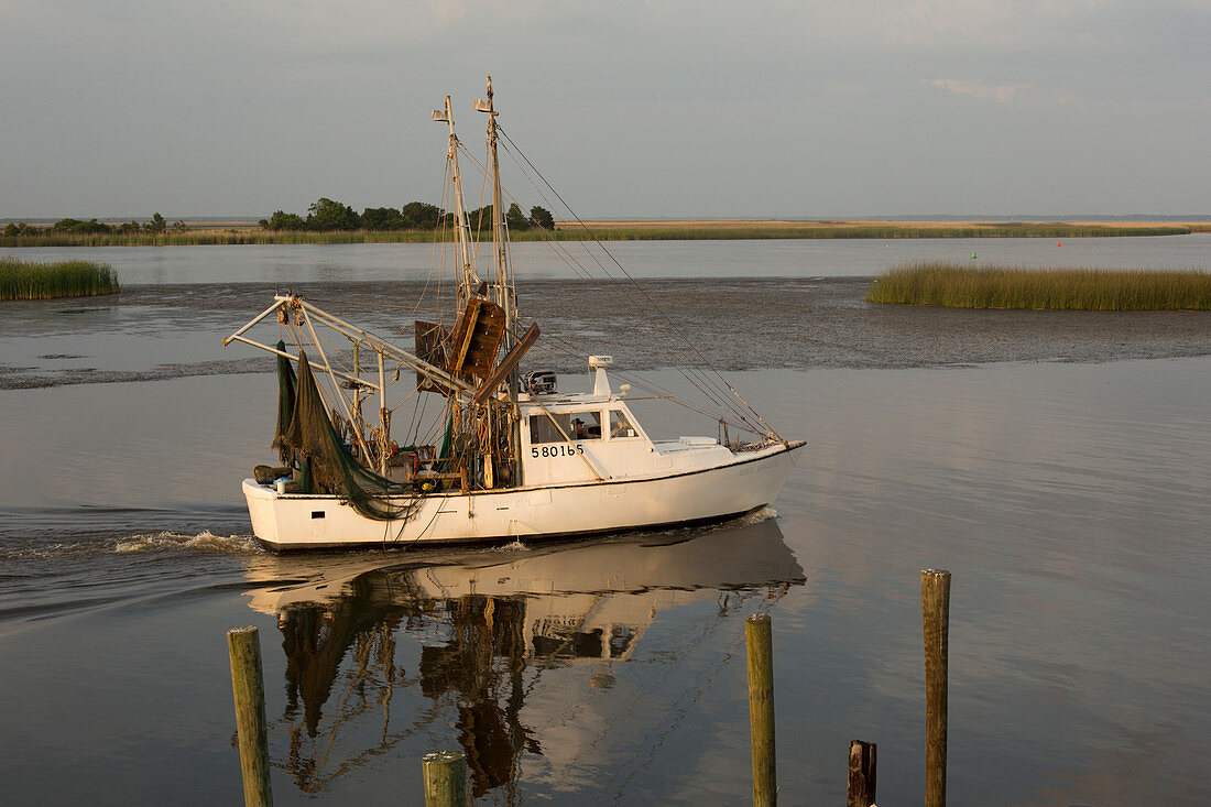 Shrimp boat on Apalachicola Bay