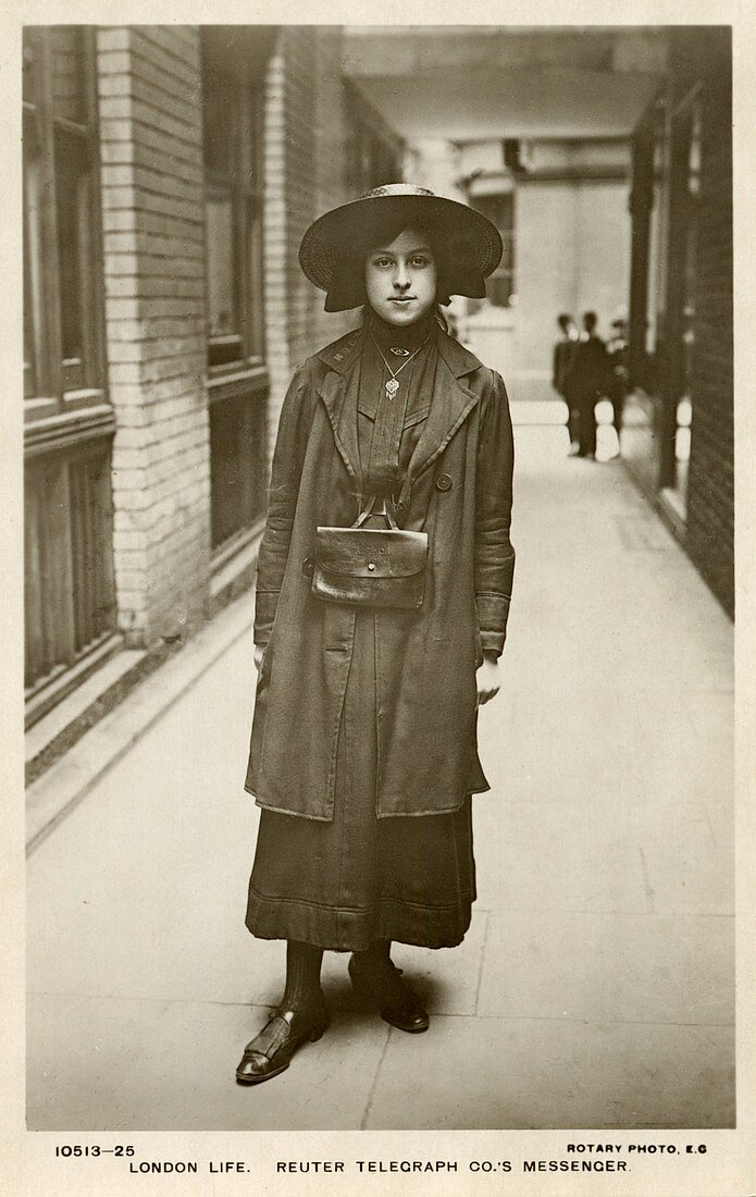 Telegraph messenger girl,20th Century