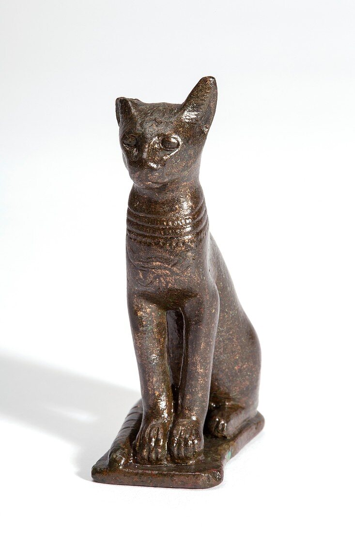 Ancient Egyptian cat figurine
