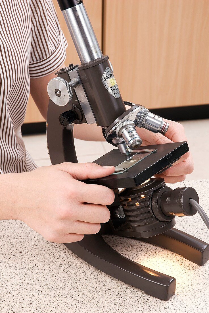 Setting up a microscope