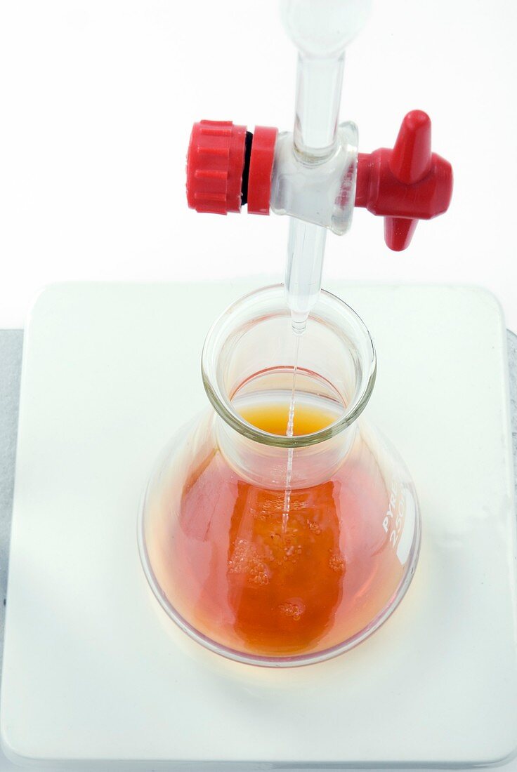 Titration of propanone and iodine