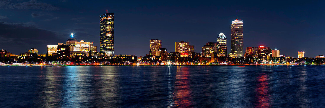 Boston,USA,at night