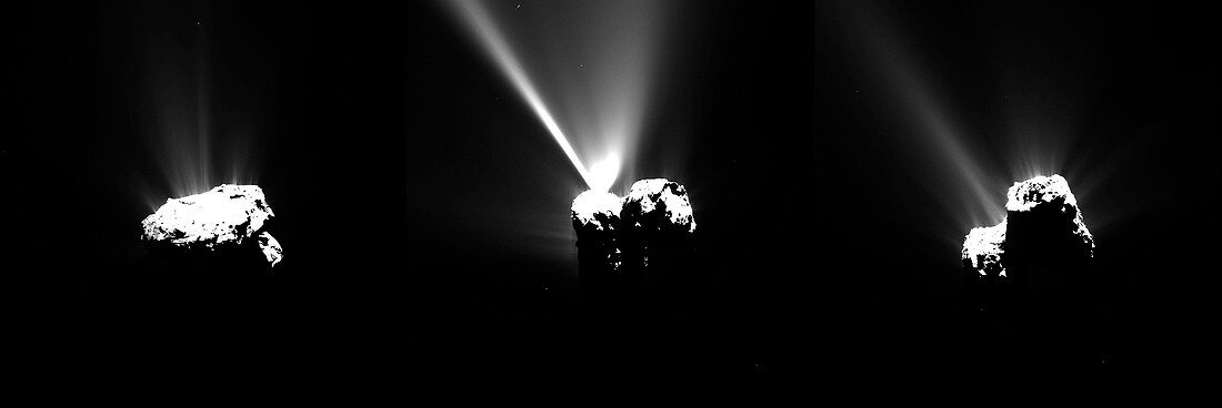 Comet Churyumov-Gerasimenko at perihelion