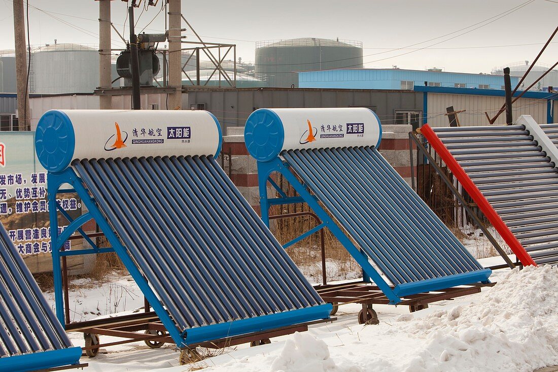 Solar thermal panels,China