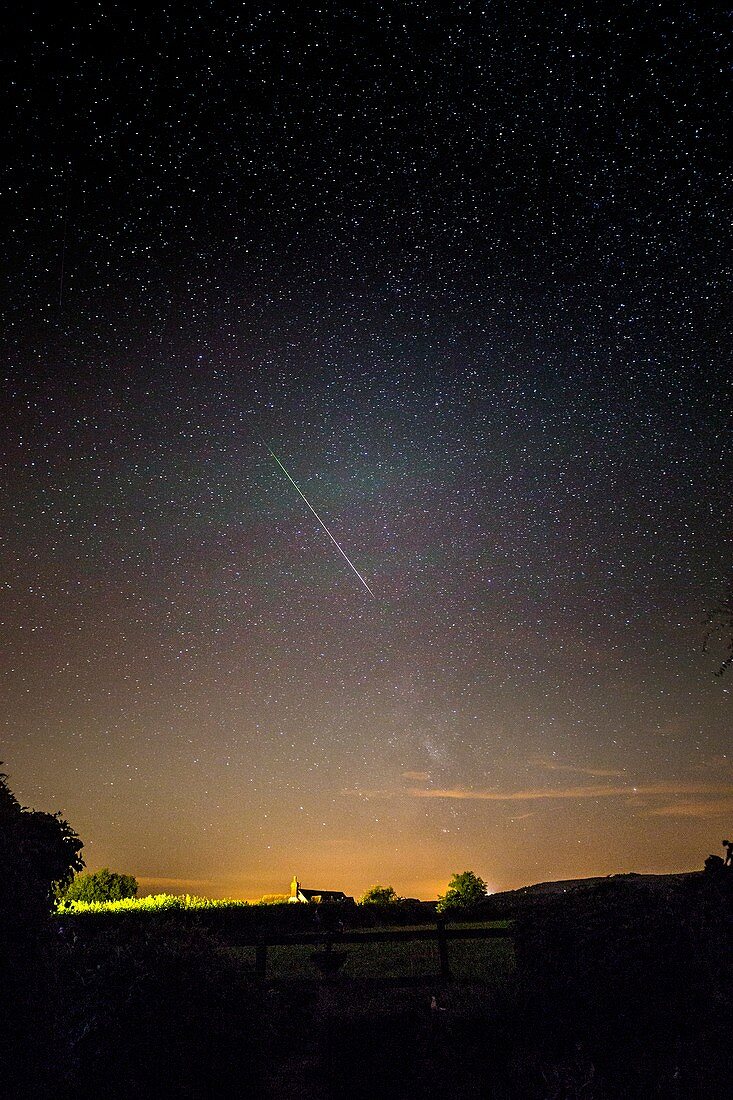Perseid meteor trail 2015