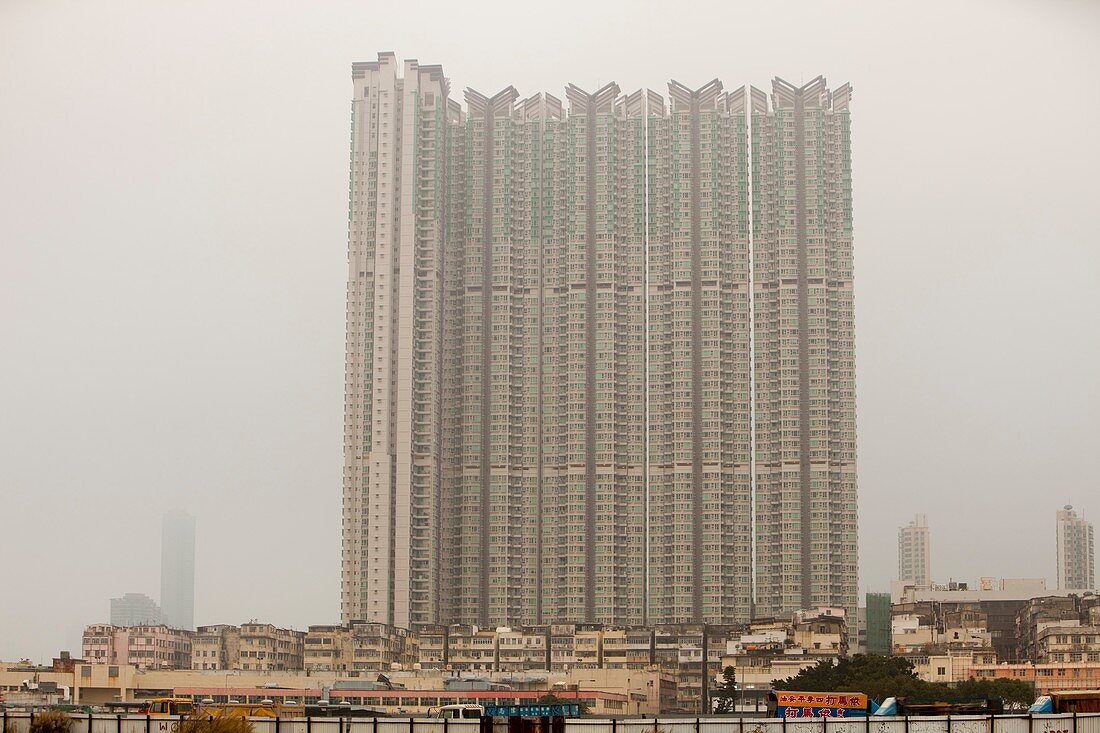 Tower block accommodation Kowloon,China