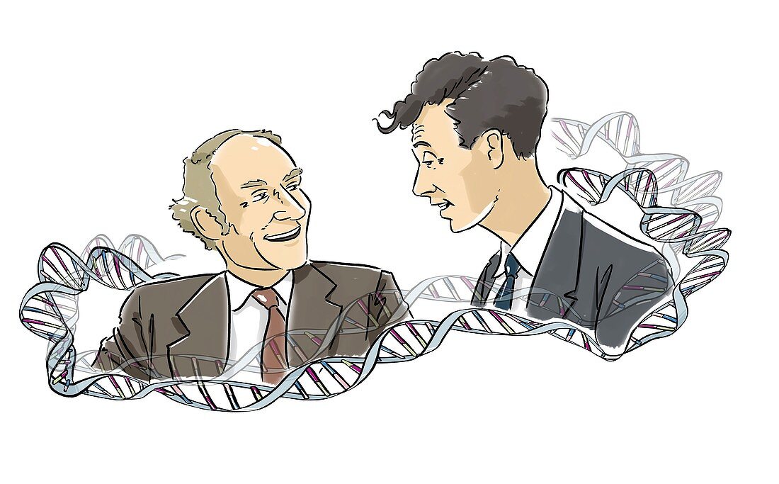 Watson and Crick,discoverers of DNA