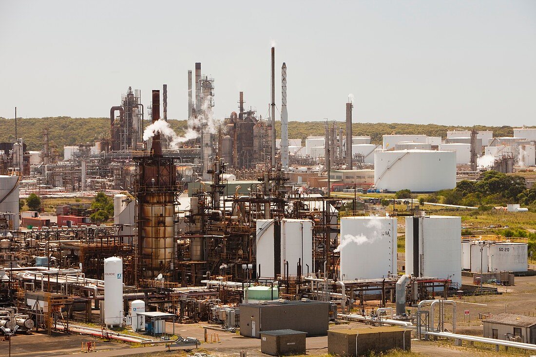 The Caltex oil refinery