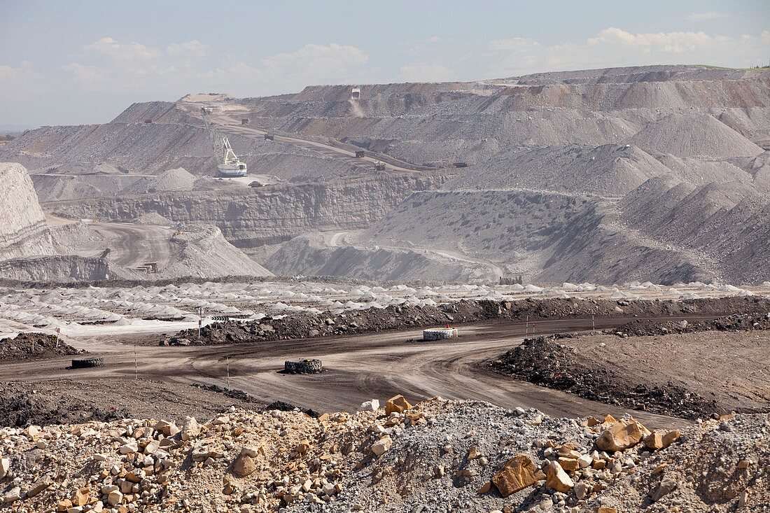 An open cast coal mine