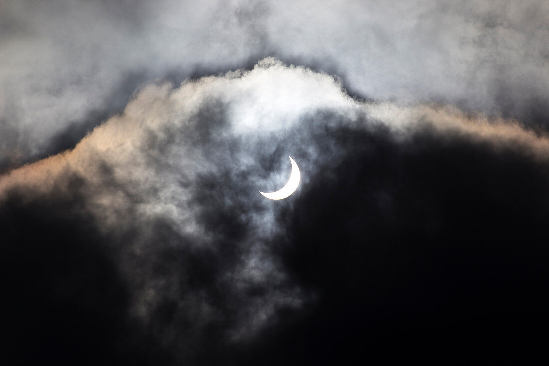 Partial solar eclipse,March 2015