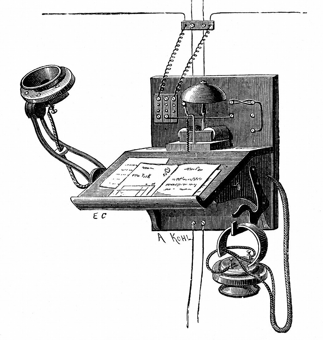 Early telephone apparatus