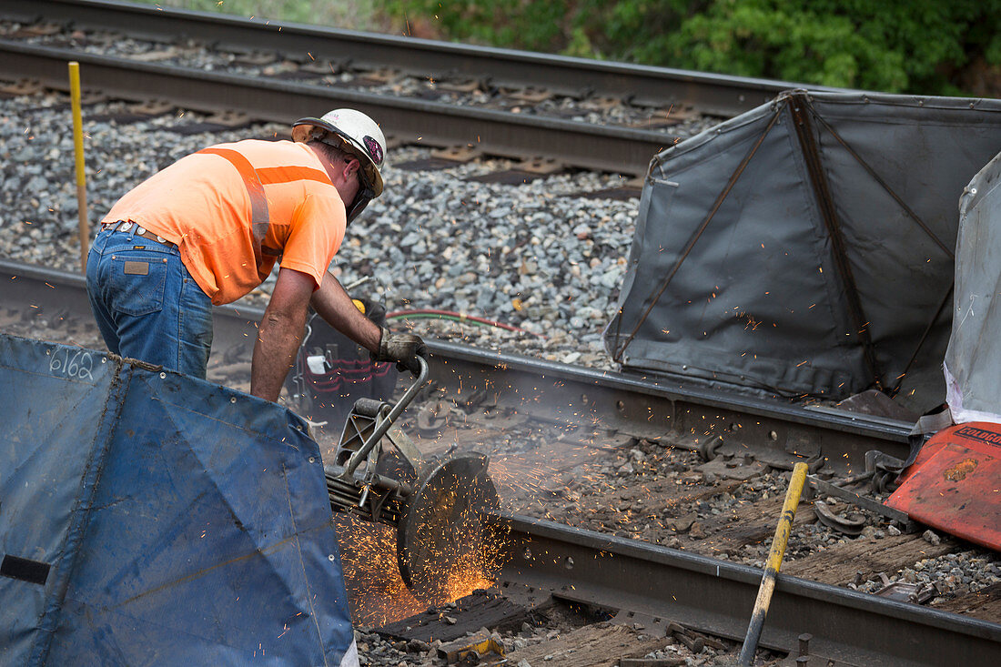 Railway track maintenance