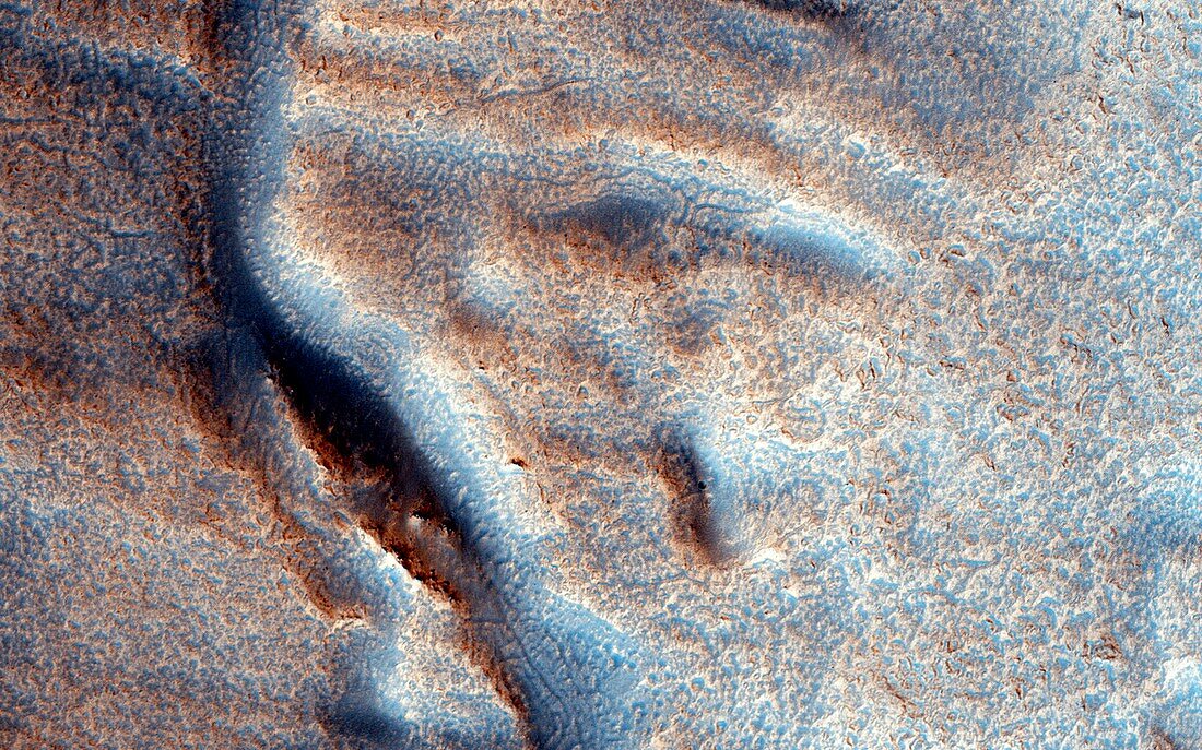 Martian valley,MRO image