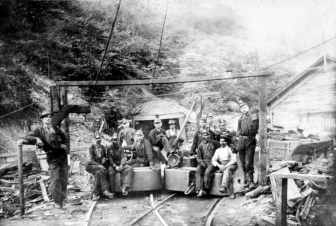 Coal and coke mining,early 20th century