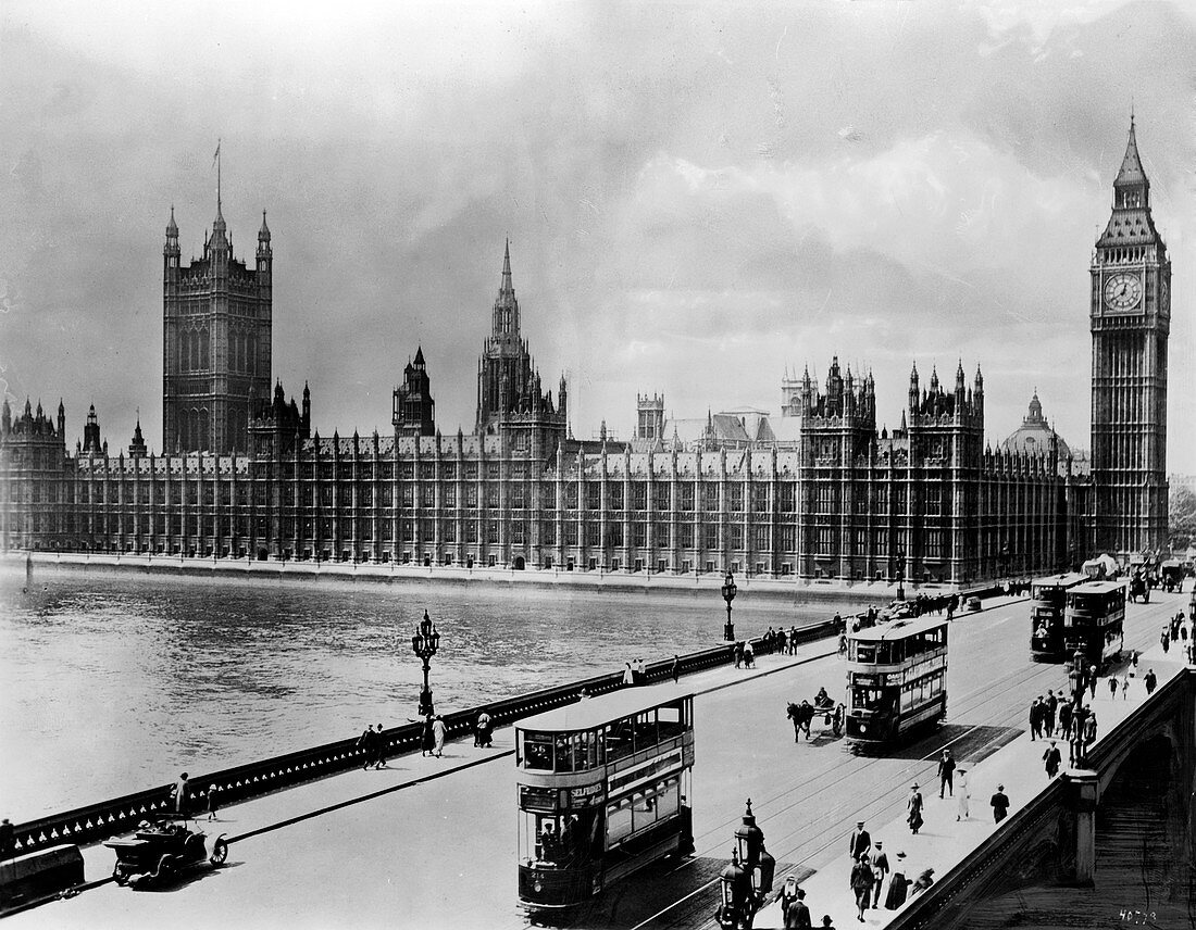 Westminster Bridge and Parliament