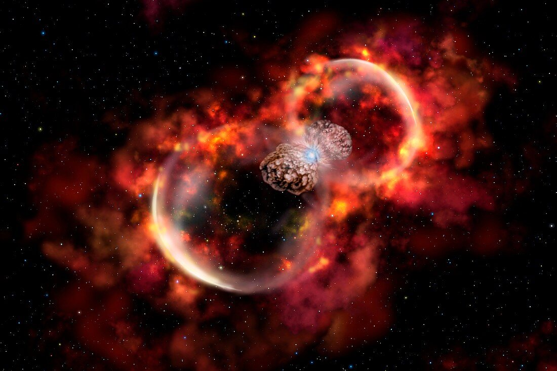 Eta Carinae outburst,illustration