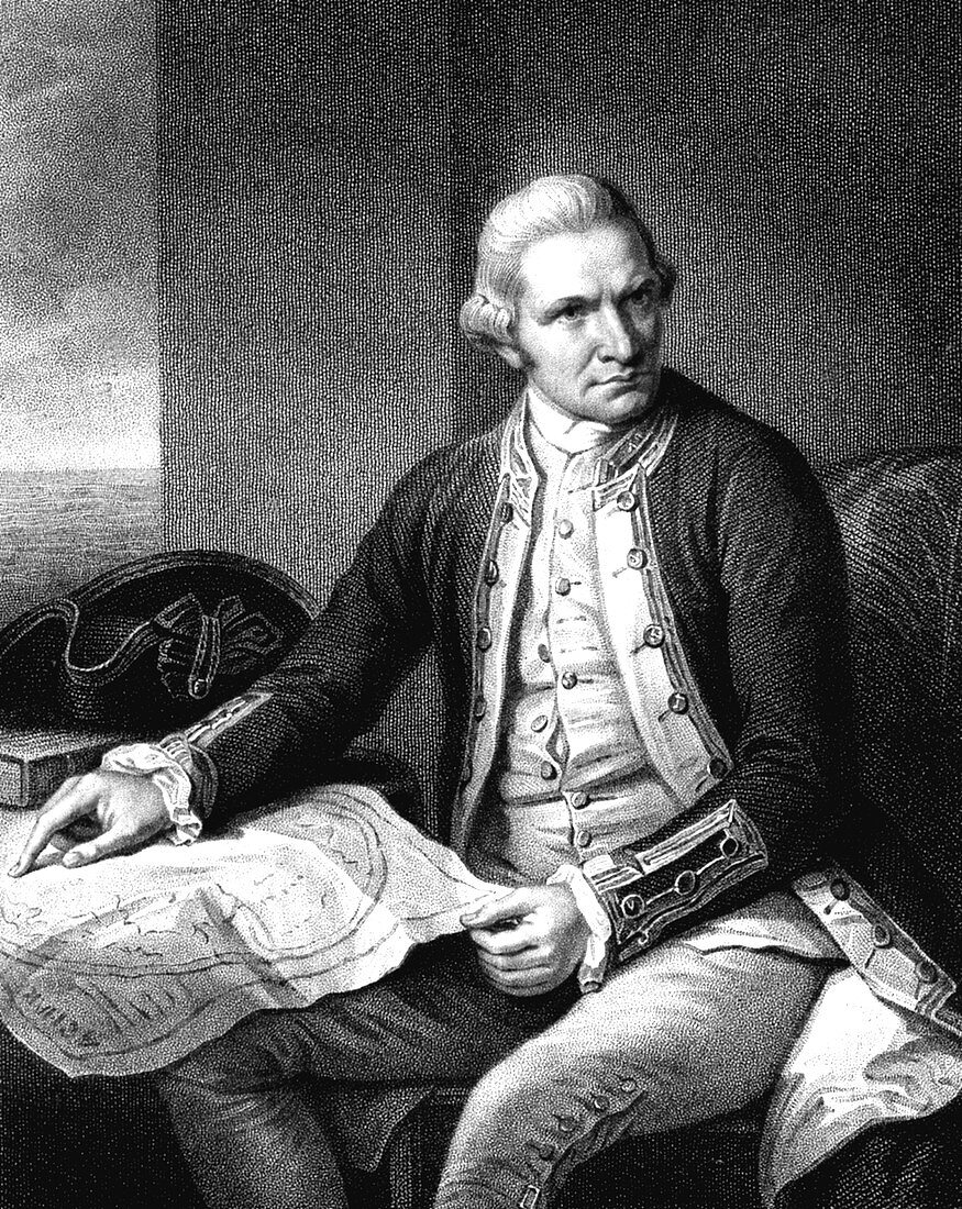 Captain James Cook,British explorer
